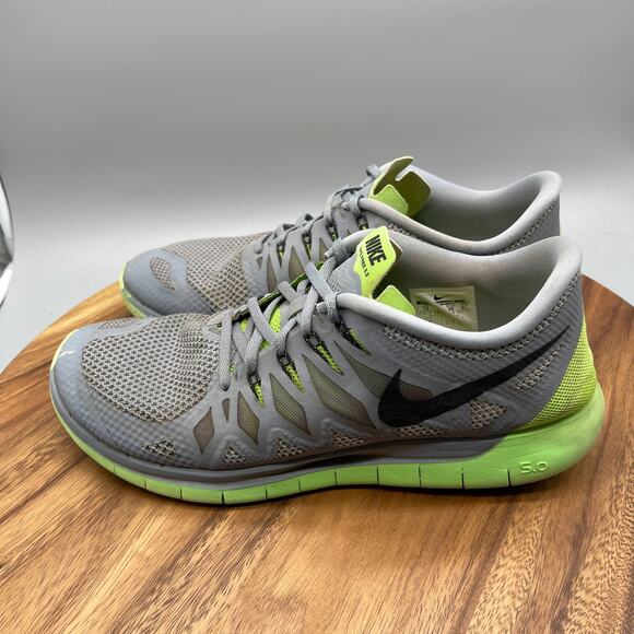 Nike Free 5.0 Shoes Mens Size 12 Gray Running Comfort Walking Gym Sneakers - Picture 3 of 8